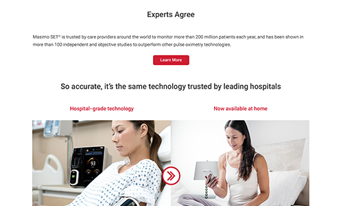 Masimo Personal Health Home Deatil Image